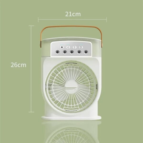 Rechargeable Air Cooler Fan With Mist Flow - Image 2