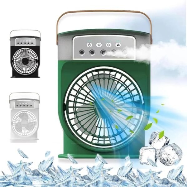 Rechargeable Air Cooler Fan With Mist Flow - Image 4